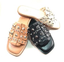 Vince Camuto Neverna Leather Slip On Slide Sandal Choose Sz/Color - £55.76 GBP