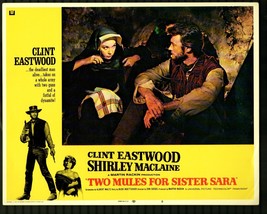 Two Mules For Sister Sara 11&quot;x14&quot; Lobby Card #8 Clint Eastwood Shirley MacLaine - £38.76 GBP