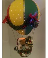 Christmas Holiday Avon &quot;Santa on the Way&quot; Fiber Optic Balloon Bear Color... - £17.88 GBP