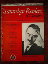 SATURDAY REVIEW August 24 1940 Thomas Mann Paul Rosenfeld Arthur B Tourtellot - £9.23 GBP
