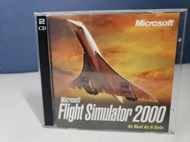 Microsoft Flight Simulator 2000 PC (2 Disc Set) Working - No Scratches on media - £6.73 GBP