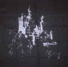 NEW black light CASTLE WALL CLOTH #663 FLAG castles - $6.64