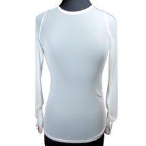 NFL Team Apparel All Sport Couture White Sheer Top Size Small New with Tag - $24.75