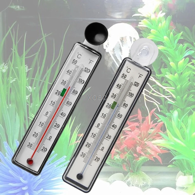 Aquarium Fish Tank Gl Thermometer Meter Water Temperature Gauge Suction Cup   M1 - £143.96 GBP