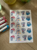 Koala Bears Love III | Love | Homemade Vinyl Glossy Waterproof Sticker S... - $61.30 MXN