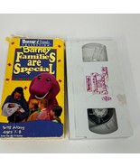 Barney FamilieS are SpeciaL (VHS-1995) White Tape - $9.23