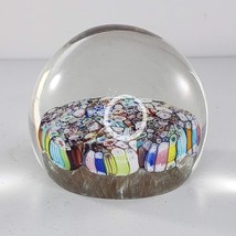 Millefiori Glass Paperweight - $74.99