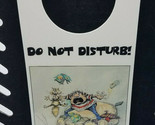 NOS Vintage 1990s Novelty Door Hanger Gary Patterson Do Not Disturb - $5.89