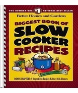 Biggest Book of Slow Cooker Recipes [Paperback] Better Homes and Gardens... - £15.78 GBP