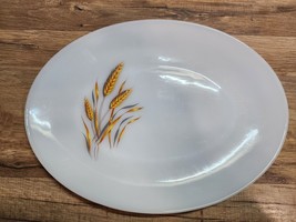 Vintage Anchor Hocking FIRE KING Wheat 12&quot; Steak Serving Platter - Made In USA - £17.84 GBP