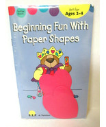 Beginning Fun With Paper Shapes A Totline Book HTF Rare Sealed Early Edu... - $16.99