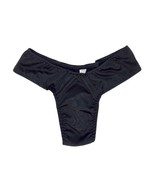Silky Satin Gaff Thong Wide Band Tucking Panty for a Smooth Feminine Loo... - $21.85