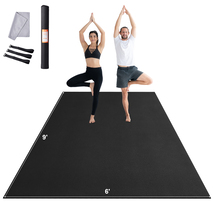 VEVOR Exercise Mat 9×6 ft Non-Slip High-Density Bag Strap Pilates Floor - $129.99