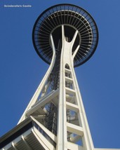 Seattle Space Needle Washington Photo Picture Print 4X6, 5X7, 8X10, 8.5X11&quot; - £7.12 GBP+
