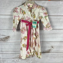 Vintage Isaacson Carrio Girls Size 2T Sleepwear Set Gown &amp; Robe Girl Bicycle - £39.81 GBP
