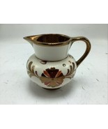 GRAY&#39;S POTTERY CREAM PITCHER Stoke-On-Trent ENGLAND Hand Painted - $348.09 MXN
