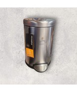Simplehuman 4.5L Round Step-on Trash Can CW1852 Brushed Stainless Steel NEW - $513.49 MXN