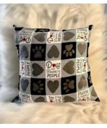 Accent Pillows Pillow Covers Throw Pillows Dogs Home Decor Gift for Dog ... - £15.71 GBP