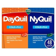 Vicks DayQuil and NyQuil Combo Pack, Cold &amp; Flu Medicine, Powerful Multi... - $259.29 MXN