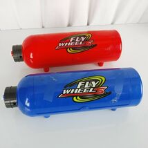 2006 Road Champs Jakks Fly Wheels Plastic Storage Container Red &amp; Blue H... - $19.79