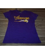 WOMEN&#39;S TEEN JUNIORS MINNESOTA VIKINGS NFL FOOTBALL T-shirt SMALL NEW w/... - $19.80