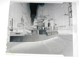 WWII Nitrate Negative Photo Join The Waves Parade Float Chicago Back The... - £31.85 GBP