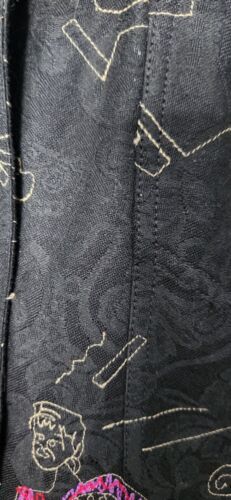 Chico's Womens Embroidered Jacket Black and similar items