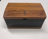 2018 Lincoln Continental Center Console Box Brown Wood Grain Black - $59.39