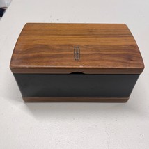 2018 Lincoln Continental Center Console Box Brown Wood Grain Black - $59.39