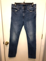J Crew Slim-fit Flex Mens 32X31 Blue Jeans Medium Tinted Wash Cotton Blend - $12.86