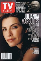 ORIGINAL Vintage July 14 2001 TV Guide No Label Julianna Margulies 1st Solo - £11.15 GBP