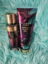 Victoria&#39;s Secret Fragrance Body Mist &amp; Lotion Sugar Plum Fig New - £33.63 GBP