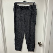 Aerie Gray Space Dye Pull On Super Soft Jogger Lounge Pants Size Large AEO - $21.78
