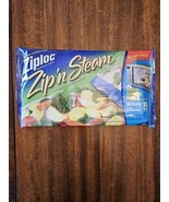 Ziploc Zip&#39;N Steam Medium Cooking Bag - Pack of 10- Discontinued - $38.89 CAD