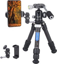 Carbon Fiber Mini Tripod Kit Lightweight Portable Tabletop Tripod With Handle - £75.93 GBP