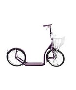 16&quot; AMISH KICK SCOOTER ~ PLUM ~ Foot Bike w/ Basket &amp; Brakes MADE in USA... - €288,73 EUR