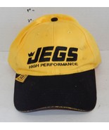 JEGS High Performance Adjustable Hat Cap Yellow Black - $21.50 CAD