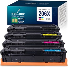 206X Toner Cartridges 4 Pack Yigh Yield (With Chip) Remanufactured Toner - £184.00 GBP