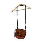Rossetti Women’s Brown Faux Leather Crossbody Handbag 10”x9” Snap &amp; Zipper  - £10.38 GBP