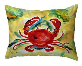 Betsy Drake Rock Crab Large Noncorded Pillow 16x20 - £31.14 GBP