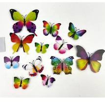 12PC 3D Butterflies Wall Stickers Decoration Wedding Home Decor Colors 2... - £7.38 GBP