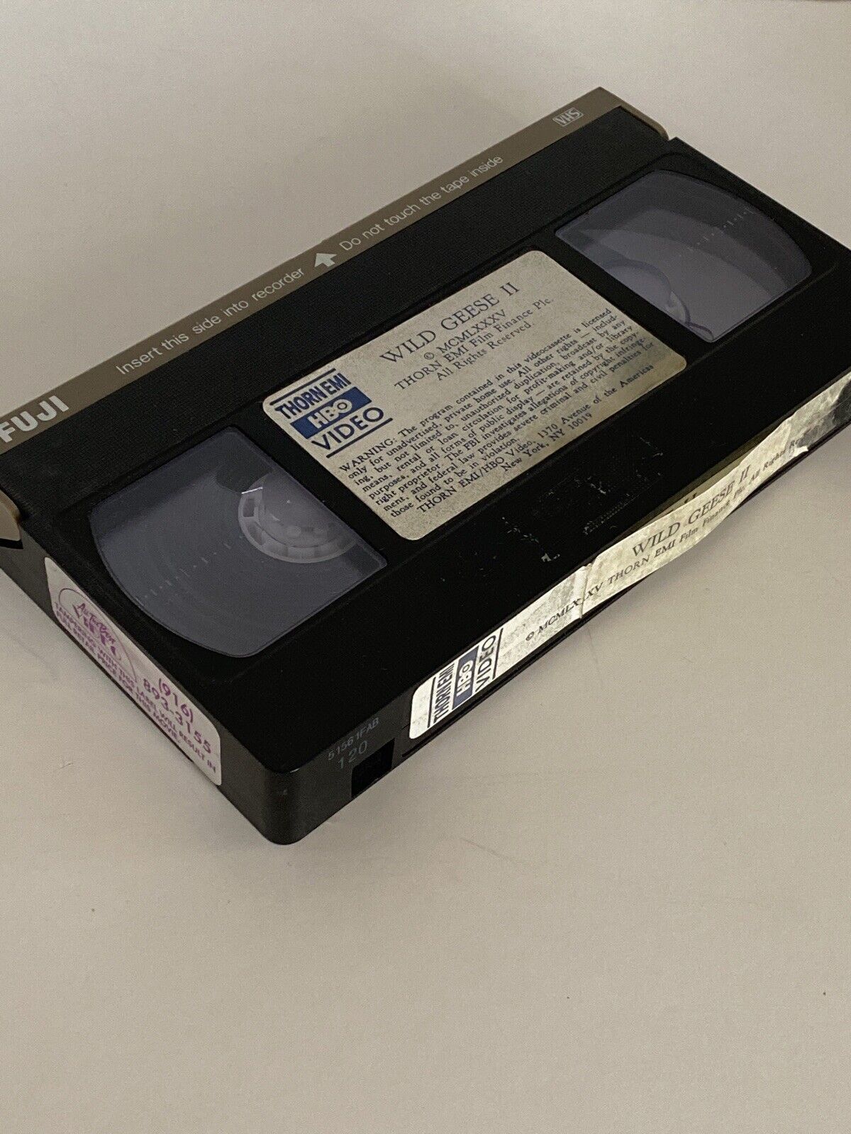 The Wild Geese 2 (VHS) Thorn EMI Rare Oop HTF Scott Glenn Edward Fox