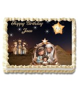Christmas Cute Nativity Edible Image Edible Cake Topper Frosting Sheet I... - €14,13 EUR