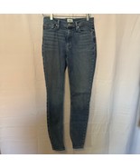 Hudson Women&#39;s Mid-Rise Natalie Super Skinny Ankle Blue Denim Jeans Size 27 - $456.94 MXN