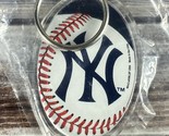 New York Yankees Baseball Acrylic Keychain Key Ring - New - Licensed - $5.94
