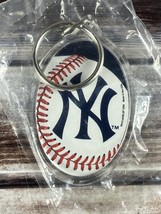 New York Yankees Baseball Acrylic Keychain Key Ring - New - Licensed - $5.94