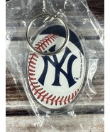 New York Yankees Baseball Acrylic Keychain Key Ring - New - Licensed - £4.66 GBP