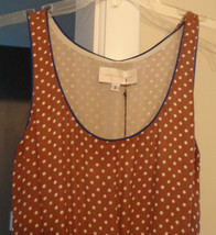 NWT Corey Lynn Calter / Anthropologie Nutmeg Polka Dot Maxi Dress Size 2 - £55.64 GBP