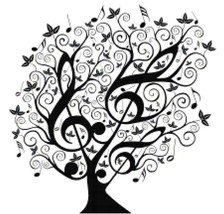 Music Treble Clef Tree Cross Stitch Pattern***LOOK*** - $2.95
