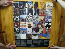 Rolling Stones Poster The Albums - $1,646.17 MXN